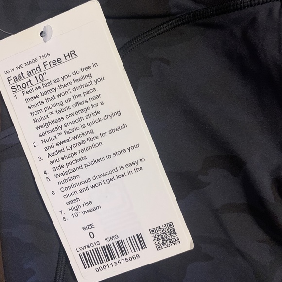 Lululemon Fast and Free HR Short 10” - Picture 1 of 4
